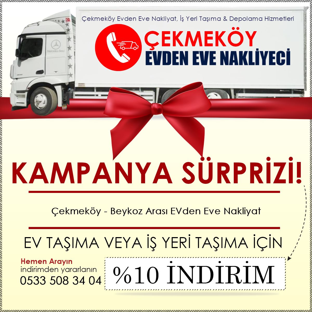 Çekmeköy - Beykoz Arası EVden Eve Nakliyat